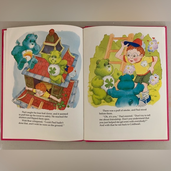 Vintage 1984 Care Bears Battle The Freeze Machine Hardback Book 80’s - Picture 5 of 9